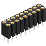 Conn Socket Strip F 18 POS 2.54mm Solder