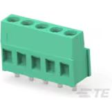 TE Connectivity-796683-5 Blocs de raccordement de terminaux Conn Eurostyle Block M 5 POS 5mm Solder ST Thru-Hole 17.5A/Contact