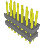 Conn Board Stacker HDR 14 POS 2.54mm Solder ST Top Entry Thru-Hole Bulk