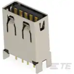 TE Connectivity-2438987-3 Connector USB Vertical USB 3.2 Type A