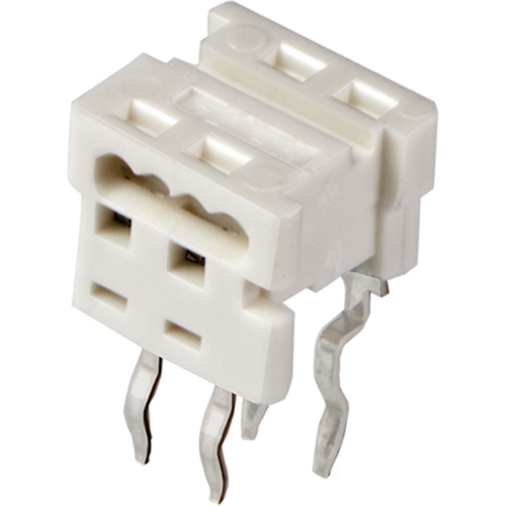 Molex-905841304 连接器插头及 PCB 插座 Conn IDC Connector RCP 4 POS 1.27mm IDT RA Thru-Hole Picoflex Tube