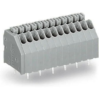 WAGO-250-415 Steckverbinder, Klemmenblöcke PCB Terminal Block, Push-button, 0.5 mm2, Pin spacing 2.5 mm, 15-pole, Push-in Cage Clamp