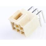 Nano-Fit Right-Angle Header, Through Hole, 2.5mm Pitch, Dual Row, 6 Circuits