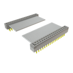 Cable Assembly 0.101m 28AWG 1mm 34 to 34 POS IDC Connector to IDC Connector M-M TIGER EYE™ Clamshell