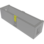 Conn Shrouded Header (4 Sides) HDR 50 POS 1.27mm Solder ST Thru-Hole Bulk