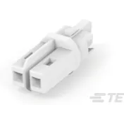 TE Connectivity-293388-3 Connector Discrete Wire Housing Conn Housing PL 2 POS Crimp ST Cable Mount White Bag