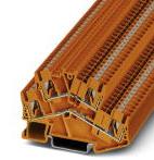 PHOENIX CONTACT-3209605 Bloques terminales del conector Conn Double-Level Terminal Block 4 POS Push-In Spring T DIN Rail 22A