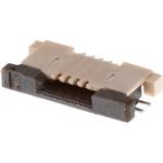 Conn FFC/FPC Connector SKT 4 POS 0.5mm Solder RA SMD T/R