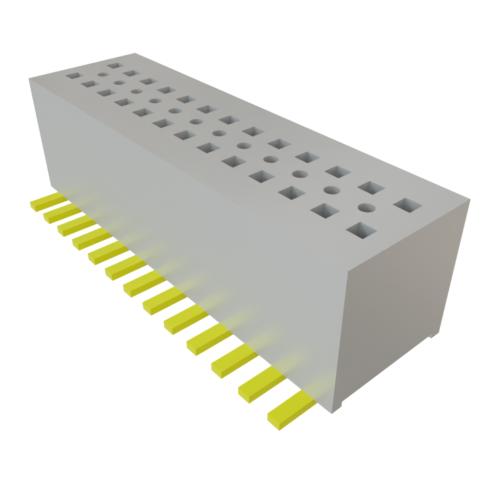 Samtec-CLE-113-01-G-DV Connector Headers and PCB Receptacles Conn Socket Strip SKT 26 POS 0.8mm Solder ST SMD Tube