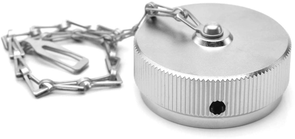 Amphenol-AHDC36-18 Steckverbinderzubehör Connector Accessories Receptacle Metal Protection Cap Straight Aluminum Alloy Nickel Box