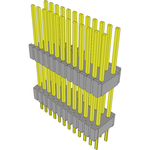 Conn Board Stacker HDR 24 POS 1.27mm Solder ST Thru-Hole Tube