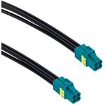 Cable Assembly Coaxial 1m Mini-FAKRA Type A to Mini-FAKRA Type A F-F AUTOMATE™ Bag