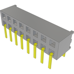 Conn Socket Strip SKT 16 POS 2mm Solder RA Side Entry Thru-Hole Tube