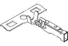 Molex-50488-8000 Steckverbinder, Kontakt Contact SKT Crimp ST Cable Mount 22-28AWG T/R