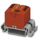 PHOENIX CONTACT-3273202 连接器接线板 Conn Distribution Terminal Block 7 POS Spring Clamp DIN Rail/Panel Mount 24A