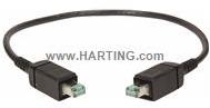 HARTING-09457451120 null Cable Assembly STP 3.5m 22AWG RJ-45 to RJ-45 4 to 4 POS PL-PL IDT-IDT