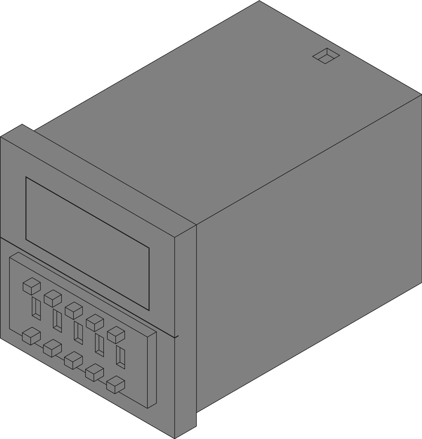 Omron-H3CA-A Relé de retraso horario Time Delay Relay SPDT(48x48x75.4)mm Flush Mount/SMD