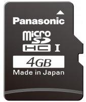 Panasonic-RP-SMKC04DA1 Carte flash Flash Card 4G-byte 1.8V/2.5V/3.3V MicroSDHC Card