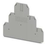 End cover, Length 110 mm, Width 2.2 mm, Height 91.1 mm, Color gray