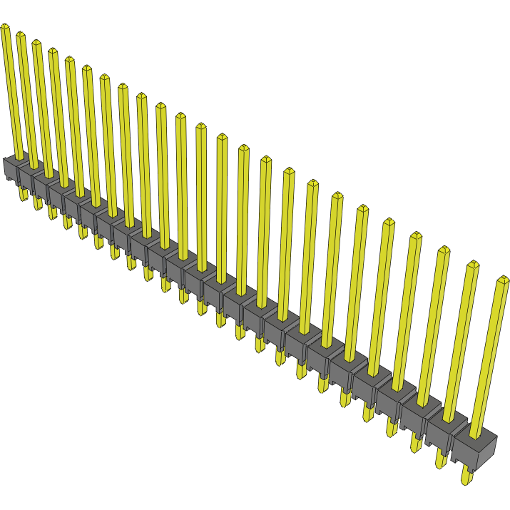 Samtec-TSW-124-17-L-S Steckverbinderleisten und Leiterplattenbuchsen Conn Unshrouded Header HDR 24 POS 2.54mm Solder ST Top Entry Thru-Hole Bulk