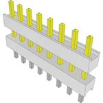 Conn Board Stacker HDR 8 POS 2.54mm Solder ST Top Entry Thru-Hole Bulk