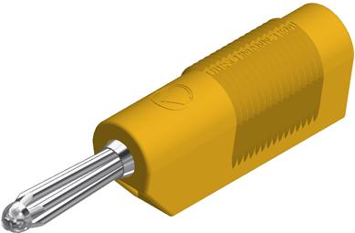 SKS Kontakttechnik-BSB 20 K YELLOW Apparecchiature per il test elettronico dei connettori Conn Banana Plug M 1 POS Screw ST Cable Mount 1 Port