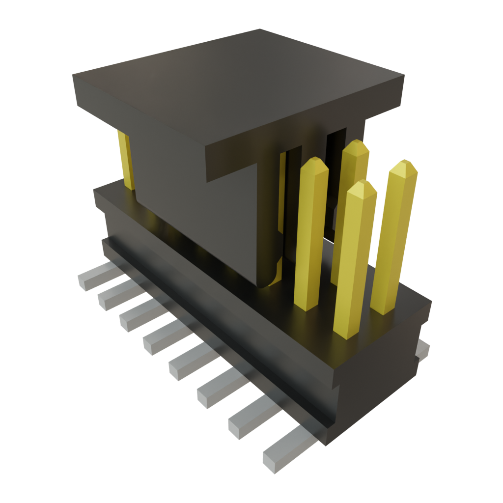 Samtec-FTSH-108-04-F-DV-P-TR Steckverbinderleisten und Leiterplattenbuchsen Conn Unshrouded Header HDR 16 POS 1.27mm Solder ST Top Entry SMD TIGER CLAW™ T/R