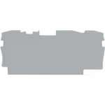 Connector Accessories End and Intermediate Plate Straight Polyamide 6/6 Gray Box