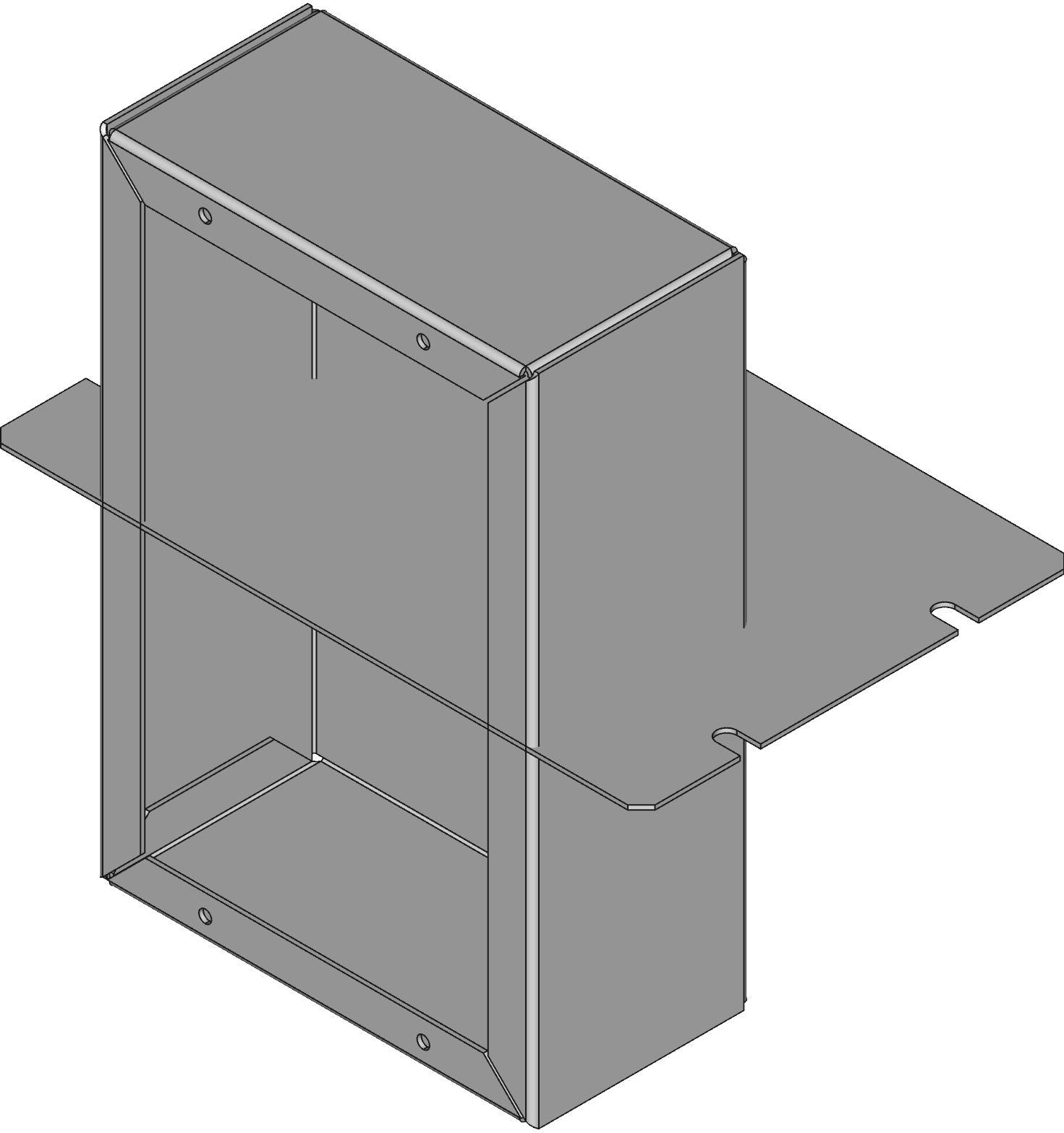 Hammond Manufacturing-1444-8  Natural Aluminum Chassis Enclosure