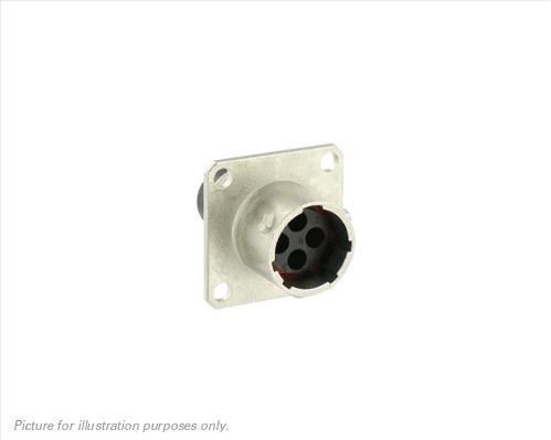 SOURIAU-UT00104PH6 Conector circular Conn Circular PIN 4 POS Crimp ST Wall Mount 4 Terminal 1 Port