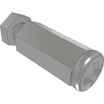 Samtec-SO-1015-03-02-01-L 压铆螺母柱 Standoff Hex M/F M3 X 0.5-THD 4.76mm-A/F 4.76mm-LG Aluminum 6061