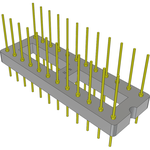 Conn DIP Adapter HDR 24 POS 2.54mm ST Thru-Hole Tube