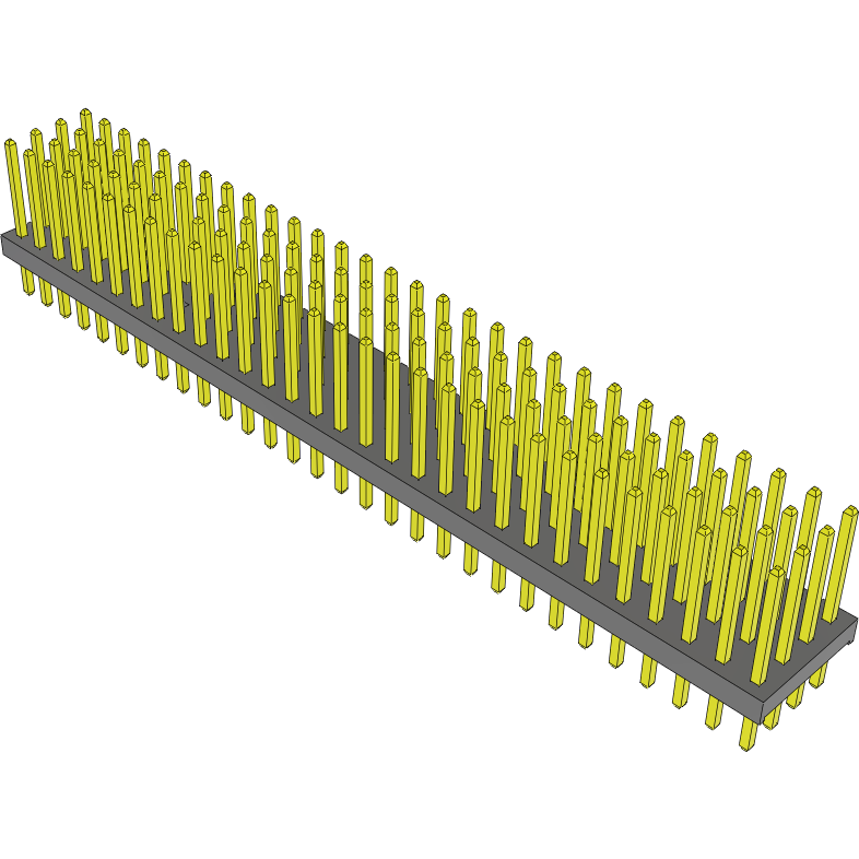 Samtec-MTMM-130-07-S-Q-275-030 Connector Headers and PCB Receptacles Conn Unshrouded Header HDR 120 POS 2mm Solder ST Top Entry Thru-Hole Bulk