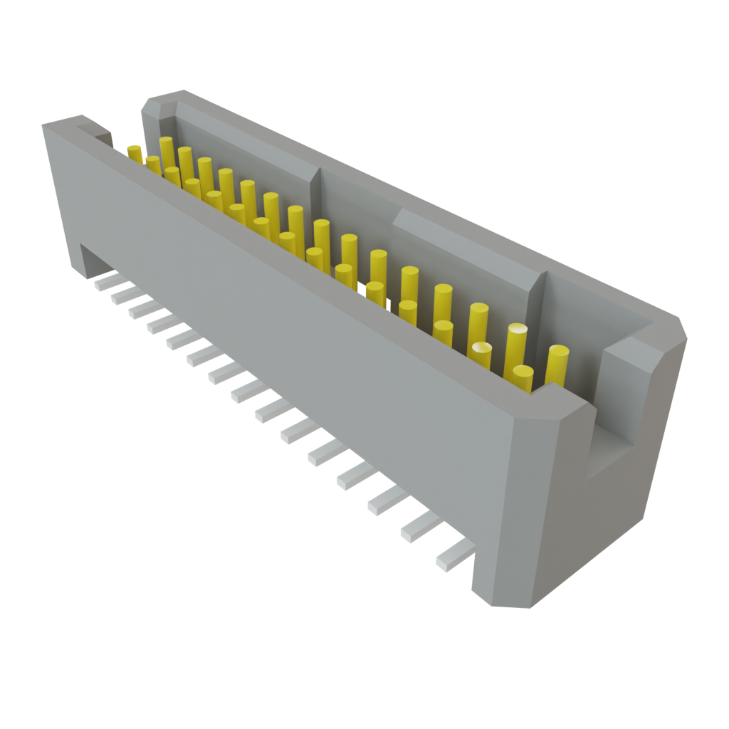 Samtec-TFML-115-02-S-D Connector Headers and PCB Receptacles Conn Shrouded Header (4 Sides) HDR 30 POS 1.27mm Solder ST Top Entry SMD TIGER EYE™ Tube