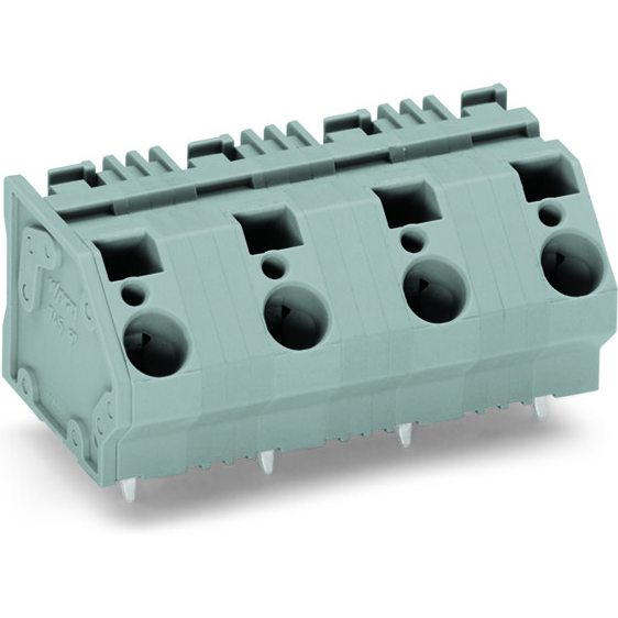 WAGO-745-1452 Connector Terminal Blocks PCB Terminal Block, 6 mm2, Pin spacing 15 mm, 2-pole, Cage Clamp