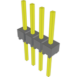Conn Unshrouded Header HDR 4 POS 2.54mm Solder ST Top Entry Thru-Hole Bulk
