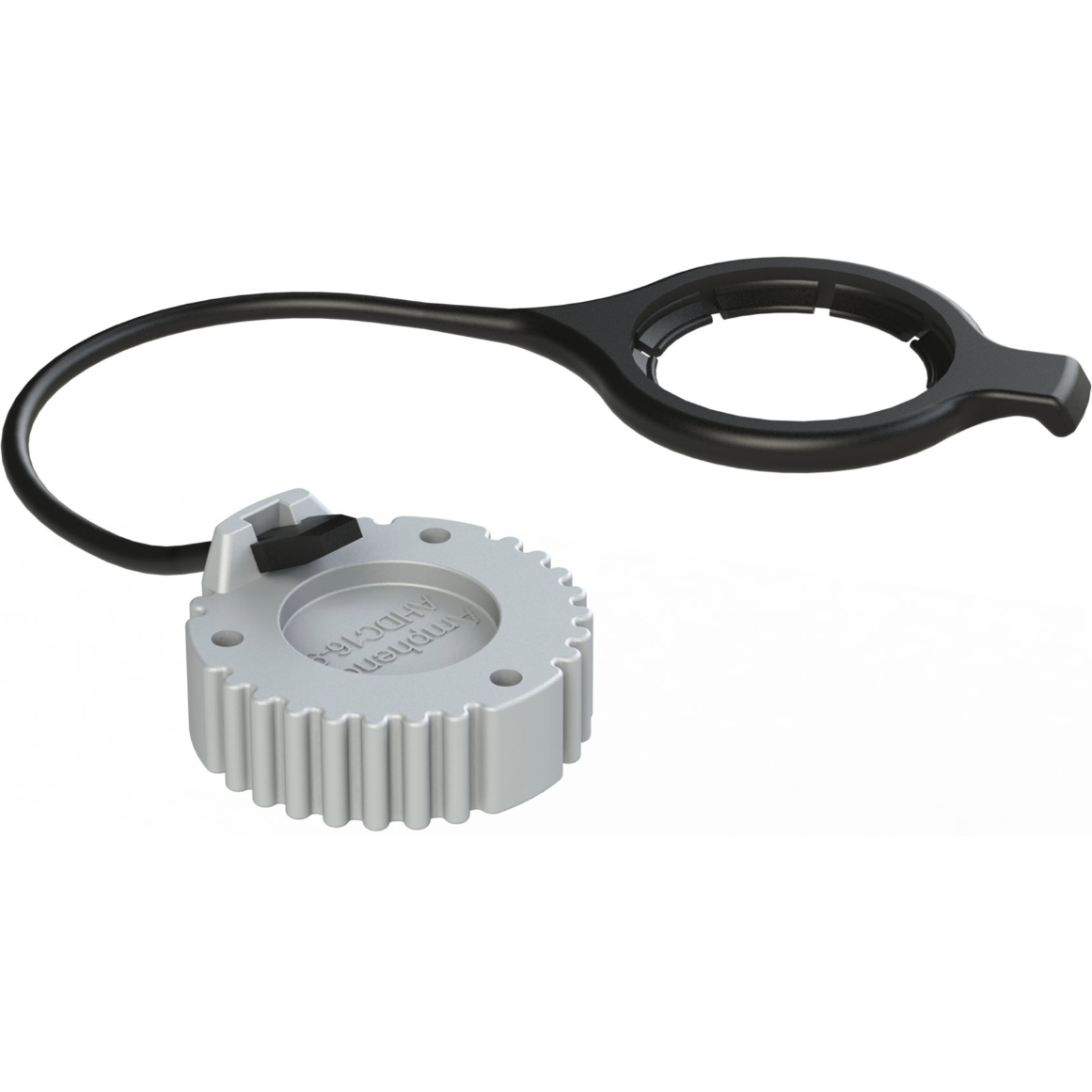 Amphenol-AHDC169-T Connector Accessories Connector Accessories Receptacle Cap Straight Gray