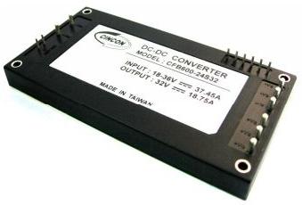 Cincon-CFB600-48S24 Convertisseur CC en CC et module de régulateur de commutation Module DC-DC 48VIN 1-OUT 24V 25A 700W 16-Pin Brick Box