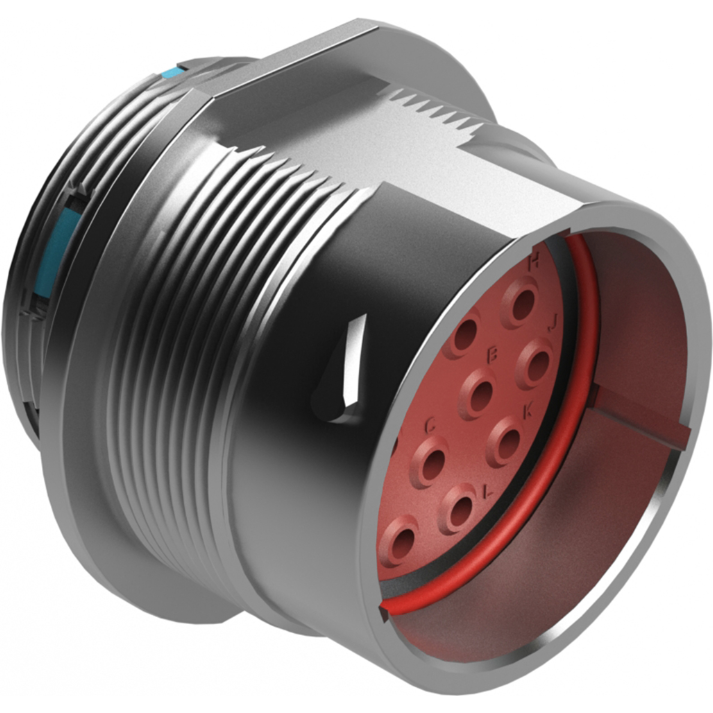 Amphenol-AHDM04-24-16PR Steckverbinder, rund Conn Circular PIN 16 POS ST Panel Mount 16 Terminal 1 Port Box