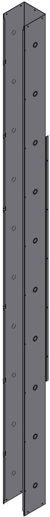 Hammond Manufacturing-CWST6120 Verdrahtungskanäle Wiring Ducts Hinged Cover Square with Cover Steel Gray