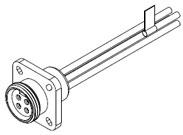 Molex-1R4G04A20A120 null Cable Assembly Circular 0.3m 16AWG Mini Change 4 Straight