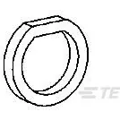 TE Connectivity-1445420-2 Accessori per connettori Connector Accessories Seal Straight Neoprene Black Bag