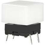NKK Switches-JB15KP-5B Tastschalter Switch Tactile OFF (ON) SPST Square Button PC Pins 0.05A 24VDC 5000000Cycles 1.76N Thru-Hole