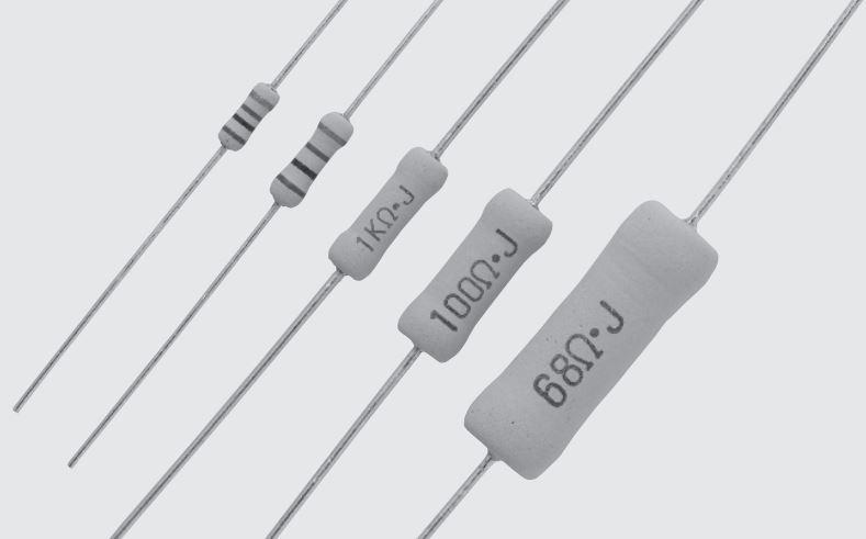 KOA Corporation-MOSX2C1R0J Widerstand, fest, Einzeldurchsteckloch Res Metal Oxide 1 Ohm 5% 2W ±300ppm/°C AXL T/R