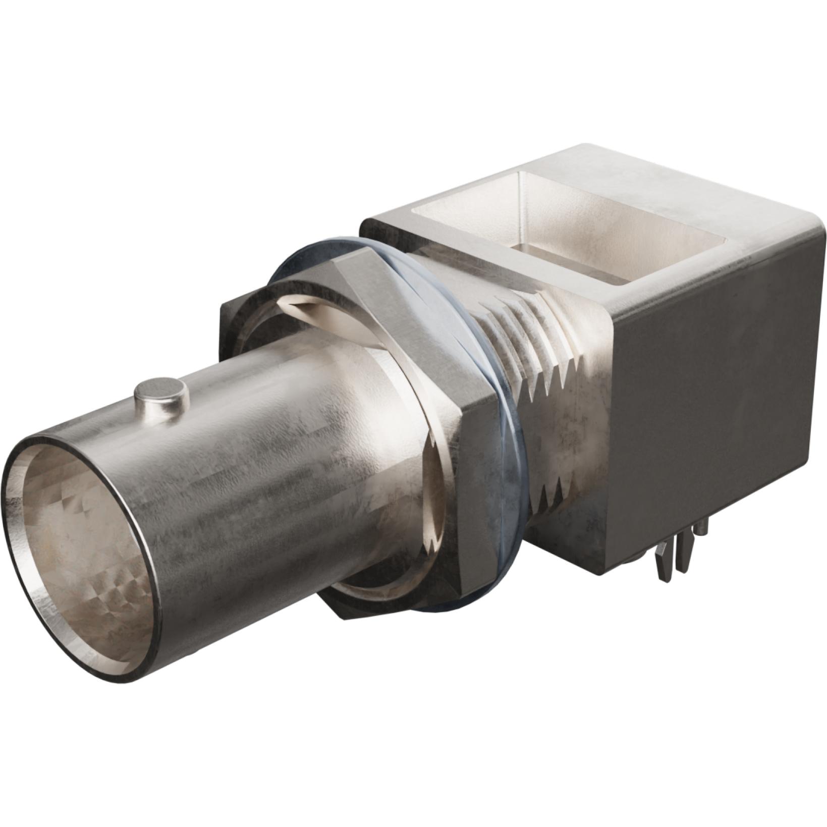 Molex-731710560 射频连接器 Conn BNC 0Hz to 4GHz 75Ohm Solder RA Thru-Hole RCP Gold Tray