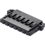Conn Housing RCP 6 POS 2mm Crimp ST Cable Mount Black Bag