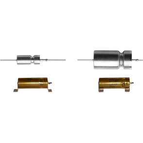 Vishay-ST220-100T4MI Condensatore in tantalio umido Cap Tant Wet 220uF 100V 20% (10.31 X 28.6mm) Axial 1.2 Ohm 125°C Bulk