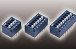 NIDEC Copal Electronics-CES-0802MC Coulisse de commutateur Switch Slide OFF ON 8PST Raised Slide 0.1A 24VDC PC Pins Thru-Hole Magazine