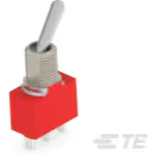 TE Connectivity-A101SHZQ04 Basculeur de commutateur Switch Toggle ON None ON SPDT Long Bat Lever Wire Lug 5A 250VAC 28VDC Panel Mount with Threads Bulk