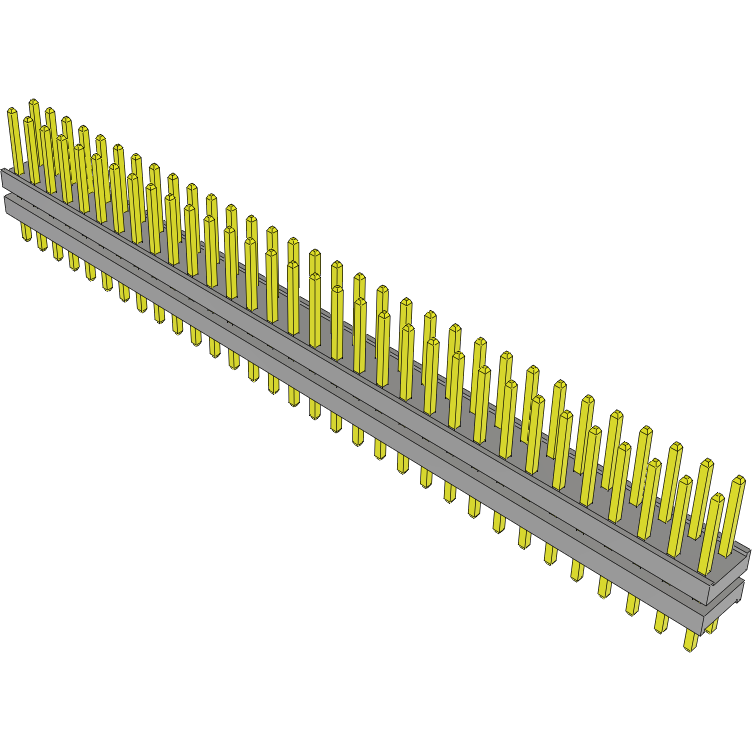 Samtec-TW-32-09-L-D-150-100 Steckverbinderleisten und Leiterplattenbuchsen Conn Board Stacker HDR 64 POS 2mm Solder ST Top Entry Thru-Hole Bulk